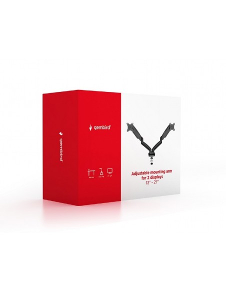 GEMBIRD Soporte para pantalla, 13"-27" (7 kg) MA-DA2-01