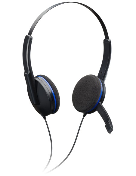 Bigben Interactive PS4GAMINGHEADSET auricular con micrófono Binaural Diadema Negro, Azul