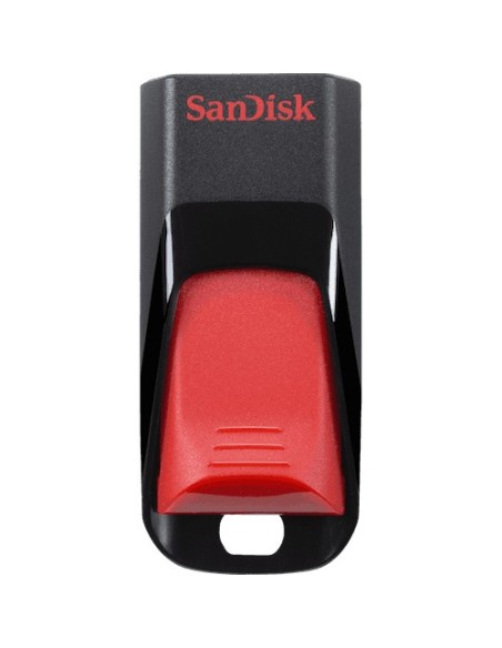 Sandisk Cruzer Edge, 16GB unidad flash USB 2.0 Conector Tipo A Negro, Rojo