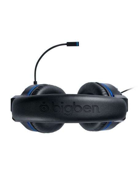 Bigben Interactive PS4OFHEADSETV3 auricular con micrófono Binaural Diadema Negro, Azul