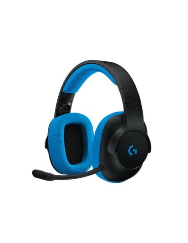 Logitech G233 Binaural Diadema Negro, Azul