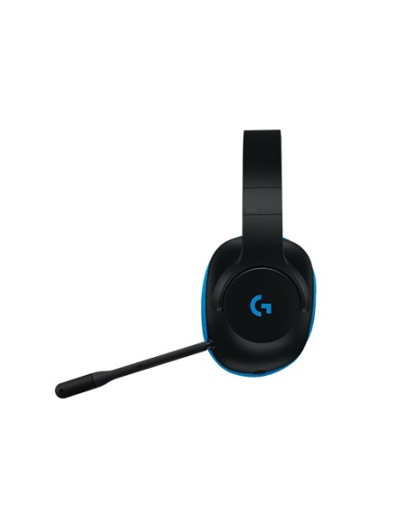 Logitech G233 Binaural Diadema Negro, Azul