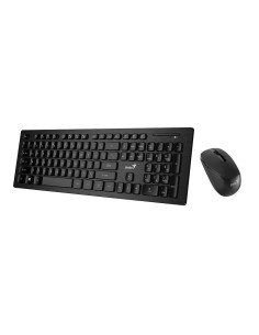 Genius SlimStar 8008 teclado RF inalámbrico Negro