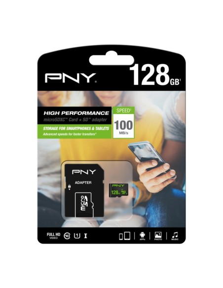 PNY High Performance memoria flash 128 GB MicroSDXC Clase 10 UHS-I