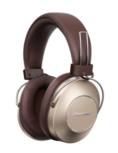 Pioneer SE-MS9BN-G auricular Supraaural Diadema Marrón, Oro