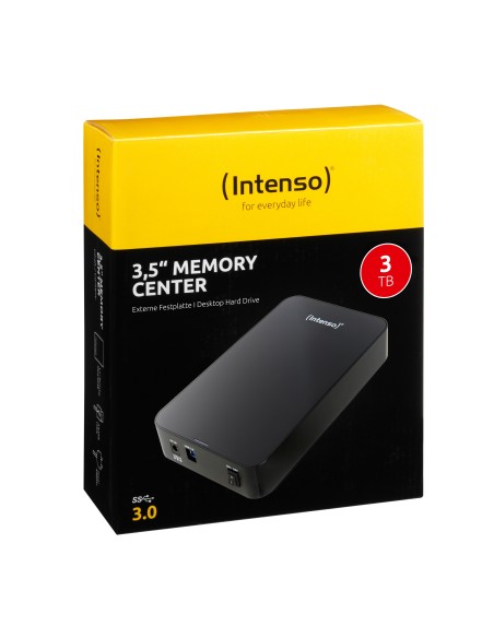 Intenso Memory Center disco duro externo 3000 GB Negro