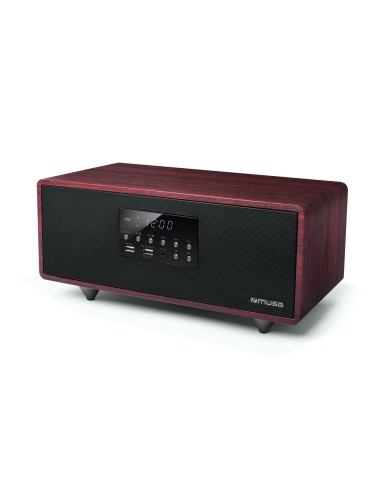 Muse M-630 DWT sistema de audio para el hogar Minicadena música uso doméstico Negro, Rojo 40 W