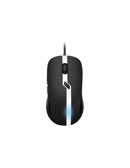 Sharkoon SHARK FORCE PRO ratón USB Óptico 3200 DPI Ambidextro Negro, Blanco