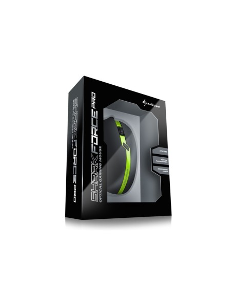 Sharkoon SHARK FORCE PRO ratón USB Óptico 3200 DPI Ambidextro