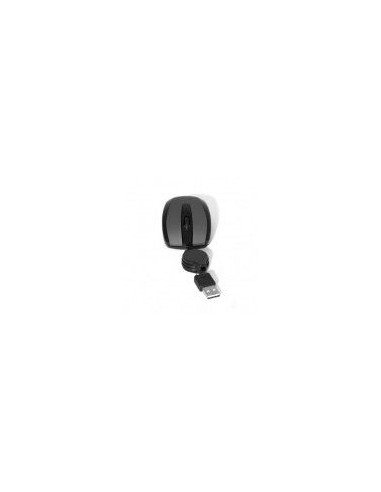 Woxter V120 ratón USB Óptico Ambidextro Negro