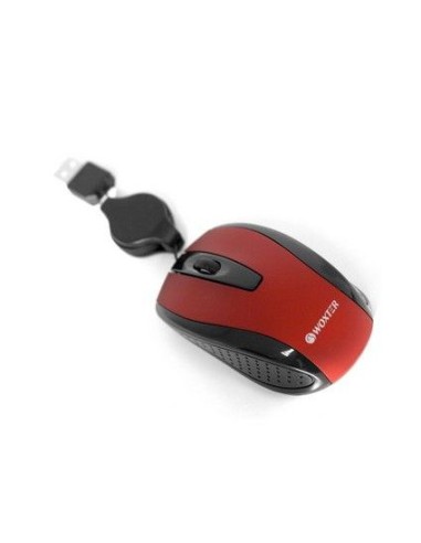 Woxter V120 ratón USB Óptico Ambidextro