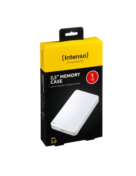 Intenso Memory Case disco duro externo 1024 GB Blanco