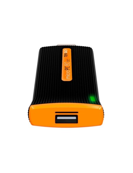 TenGO microPC 80QC dongle Smart TV Full HD Android HDMI Negro, Naranja