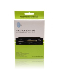 Kloner KLT101 lector de tarjeta Interno USB 2.0 Negro