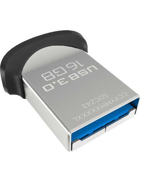 Sandisk Ultra Fit USB 3.0 16GB unidad flash (3.1 Gen 1) Conector Tipo A Negro