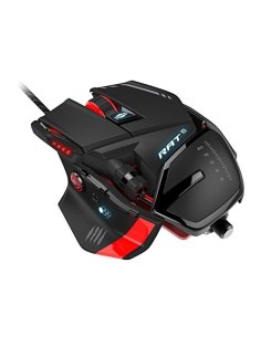 Mad Catz MCB4373200A3 04 1 ratón USB Laser 8200 DPI mano derecha Negro, Rojo