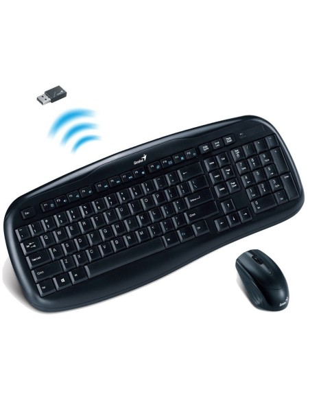 Genius KB-8000X teclado RF inalámbrico Negro