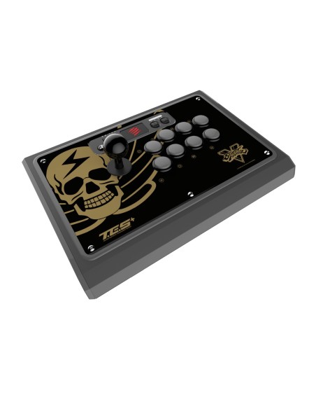 Saitek Street Fighter V Arcade FightStick Tournament Edition S+ Gamepad PlayStation 4,Playstation 3 Negro, Oro, Gris