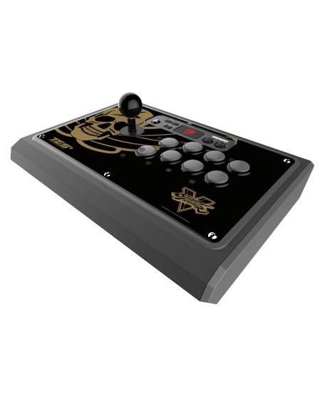 Saitek Street Fighter V Arcade FightStick Tournament Edition S+ Gamepad PlayStation 4,Playstation 3 Negro, Oro, Gris