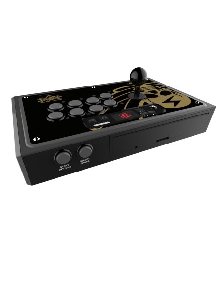 Saitek Street Fighter V Arcade FightStick Tournament Edition S+ Gamepad PlayStation 4,Playstation 3 Negro, Oro, Gris