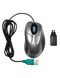 L-Link LL-2017 ratón USB+PS 2 Óptico 800 DPI