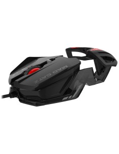 Mad Catz MCB4373800A3 06 1 ratón USB Óptico 1600 DPI Ambidextro Negro, Rojo