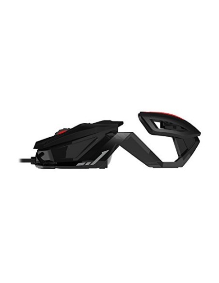 Mad Catz MCB4373800A3 06 1 ratón USB Óptico 1600 DPI Ambidextro Negro, Rojo