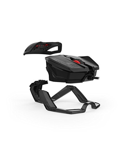 Mad Catz MCB4373800A3 06 1 ratón USB Óptico 1600 DPI Ambidextro Negro, Rojo