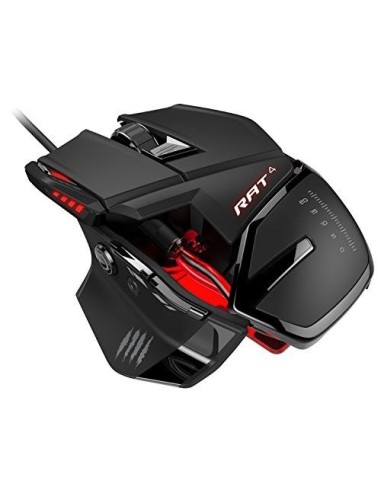 Mad Catz MCB4373100A3 04 1 ratón USB Óptico 5000 DPI mano derecha Negro
