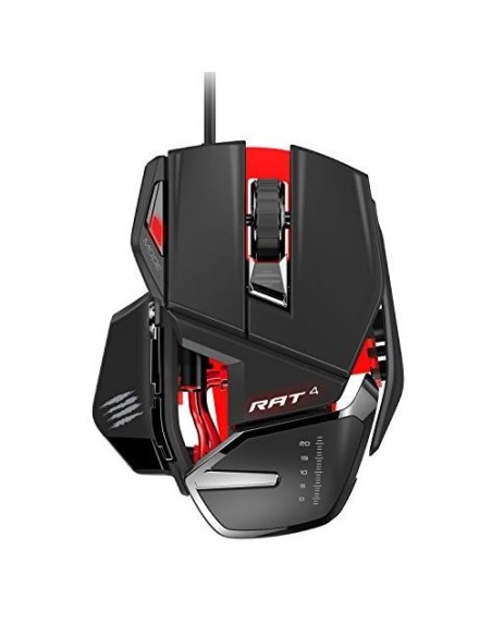 Mad Catz MCB4373100A3 04 1 ratón USB Óptico 5000 DPI mano derecha Negro