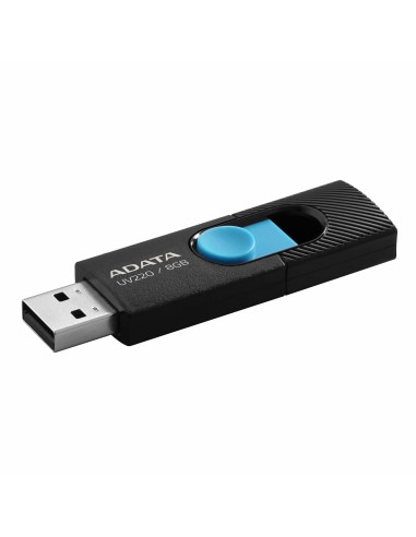 ADATA UV220 unidad flash USB 8 GB 2.0 Conector Tipo A Negro, Azul