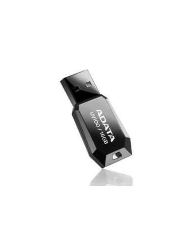 ADATA 16GB UV100 unidad flash USB 2.0 Conector Tipo A Negro