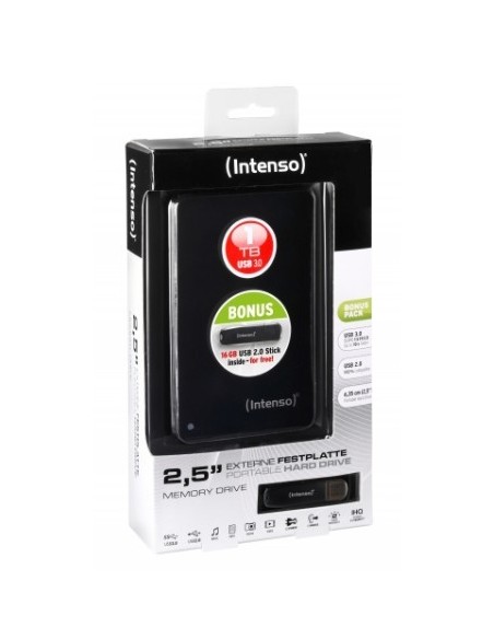 Intenso 6023670 disco duro externo 1000 GB Negro