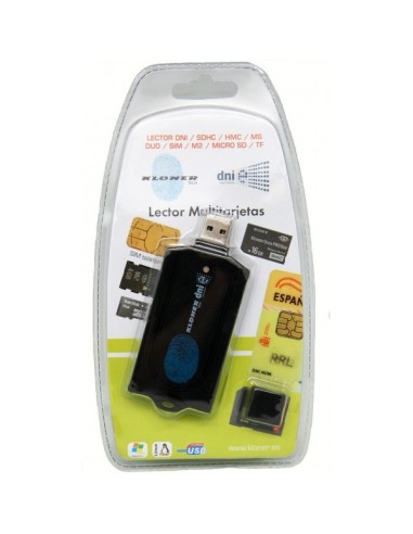 Kloner KLT0085 lector de tarjeta USB 2.0 Negro