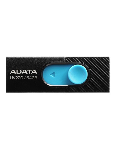 ADATA UV220 unidad flash USB 64 GB USB tipo A 2.0 Negro, Azul
