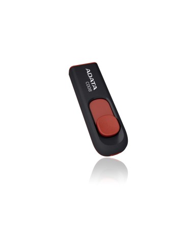 ADATA C008 64GB unidad flash USB USB tipo A 2.0 Negro, Rojo