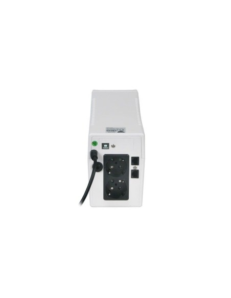 Phasak PH 9469 sistema de alimentación ininterrumpida (UPS) 650 VA 2 salidas AC Línea interactiva