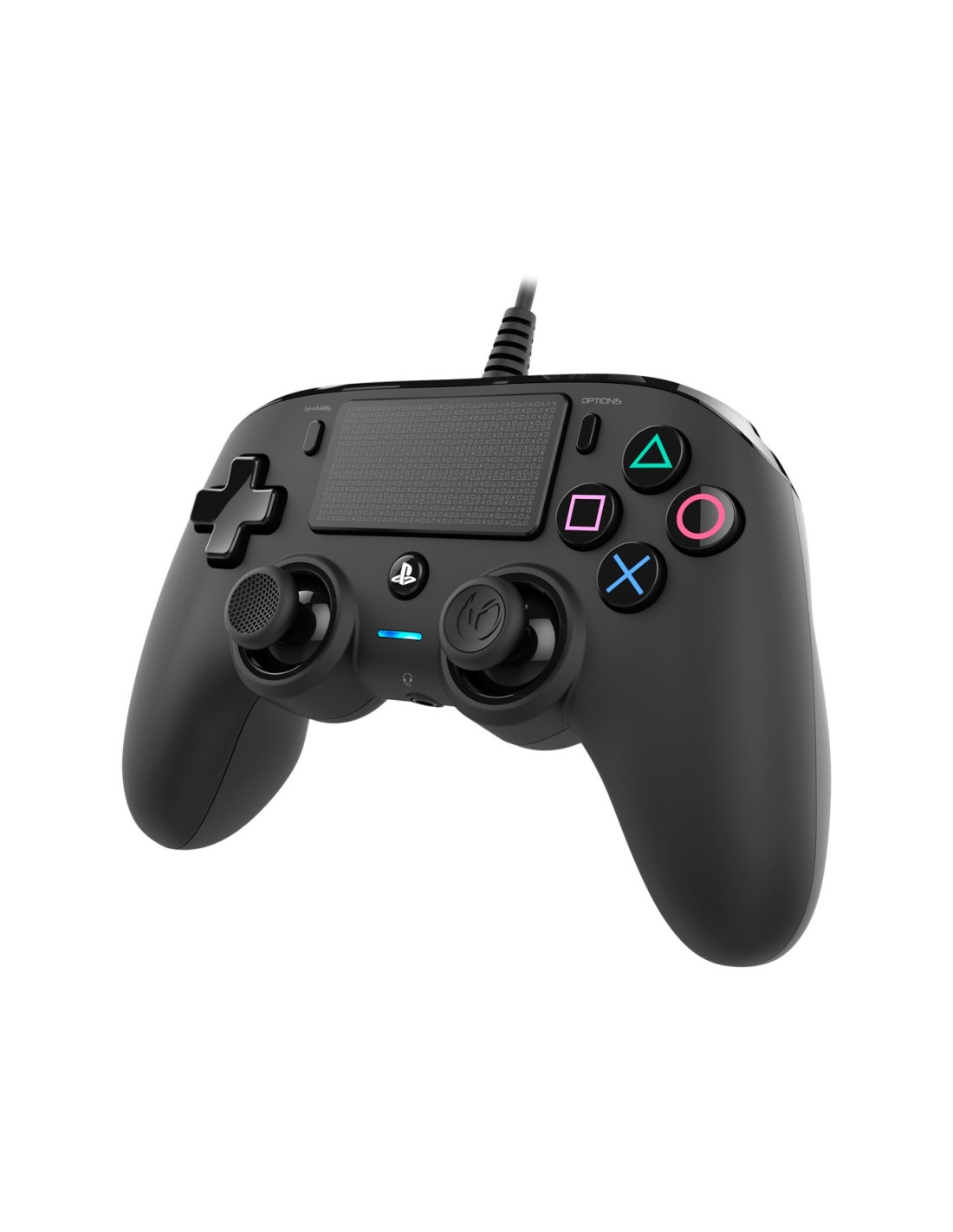 NACON PS4OFCPADBLACK mando y volante Negro Gamepad Analógico/Digital  PlayStation 4