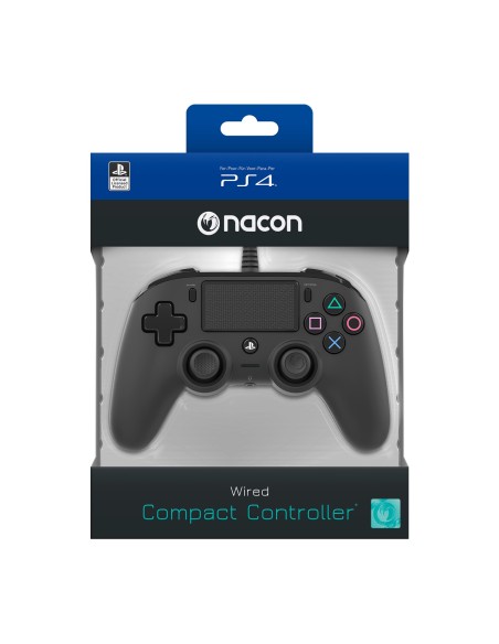NACON PS4OFCPADBLACK mando y volante Gamepad PlayStation 4 Negro