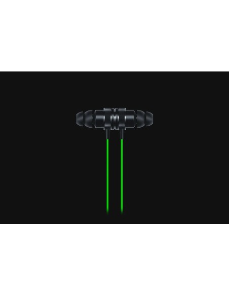 Razer Hammerhead auriculares para móvil Binaural Dentro de oído Negro, Verde Alámbrico