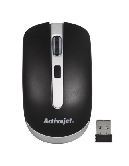 RATON OPTICO ACTIVEJET WIRELESS AMY-320BS NEG GRIS