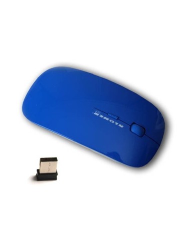 Kloner KRW101 ratón RF inalámbrica + USB Óptico 1600 DPI Ambidextro Azul
