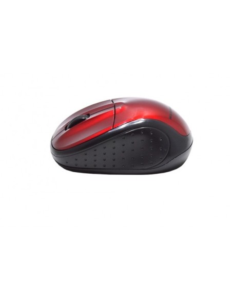 Kloner KRW406 ratón RF inalámbrico Óptico 1200 DPI Negro, Rojo
