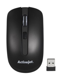 RATON OPTICO ACTIVEJET WIRELESS AMY-320BK NEGRO