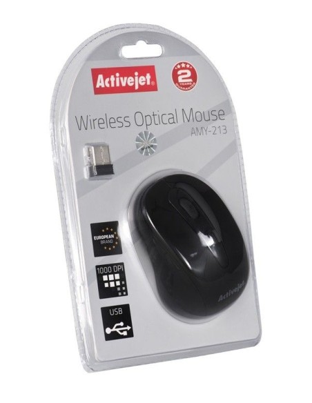 RATON OPTICO ACTIVEJET WIRELESS AMY-213 NEGRO
