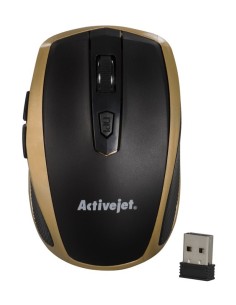 RATON OPTICO ACTIVEJET WIRELESS AMY-316 NEGRO DORA