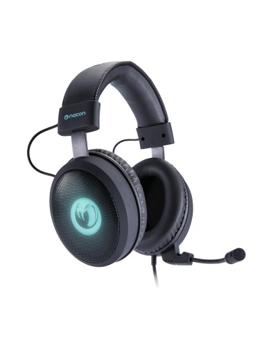NACON PCGH-300SR auricular con micrófono Binaural Diadema Negro