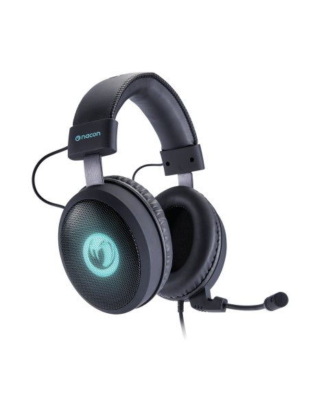 NACON PCGH-300SR auricular con micrófono Binaural Diadema Negro
