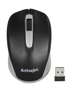 RATON OPTICO ACTIVEJET WIRELESS AMY-313 NEGRO GRIS