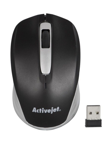 RATON OPTICO ACTIVEJET WIRELESS AMY-313 NEGRO GRIS